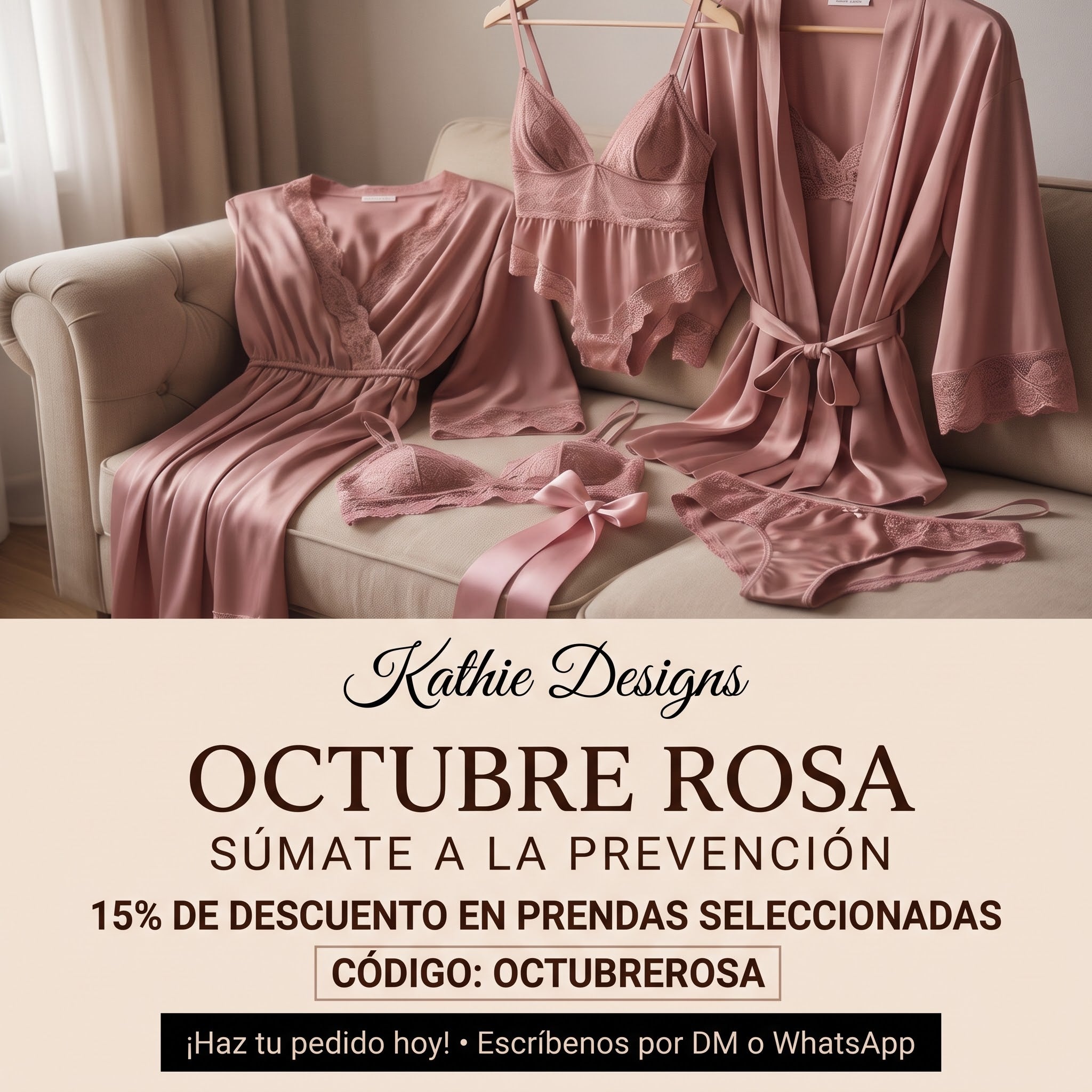 Promoción Octubre Rosa Kathie Designs