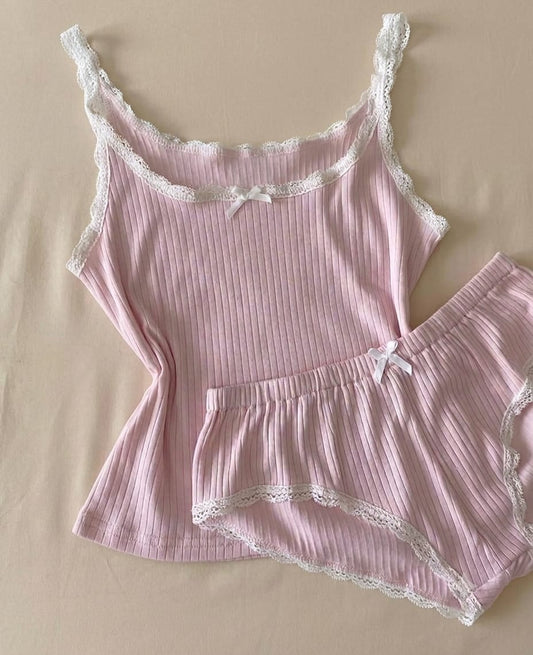 PIJAMA DE ALGODON CON BIKINI DE ABUE